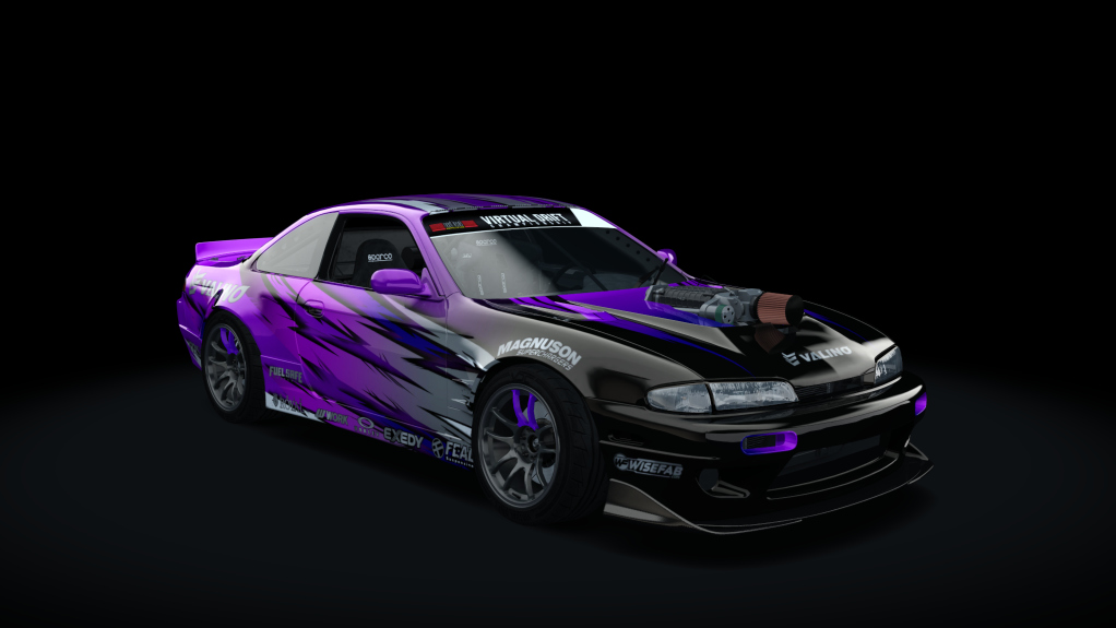 VDC Nissan Silvia S14 Zenki 3.0, skin VDC_Andreas_Purple