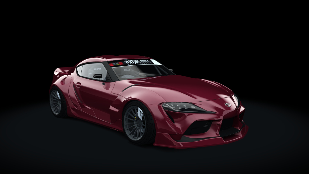 VDC Toyota Supra A90 Public 3.0, skin ignition_red