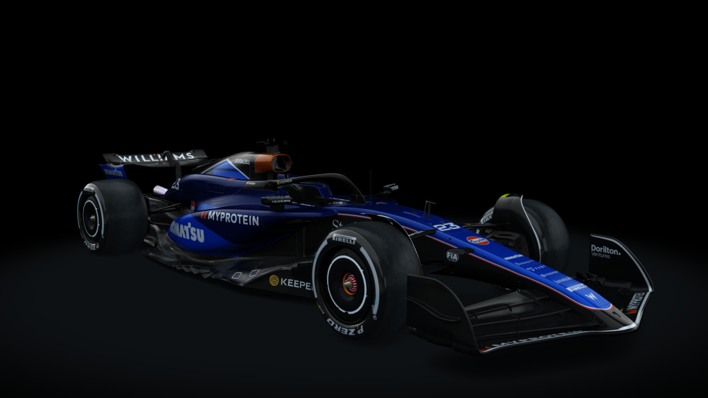 VRC Formula Alpha 2024 (CSP), skin FW46_23_Albon