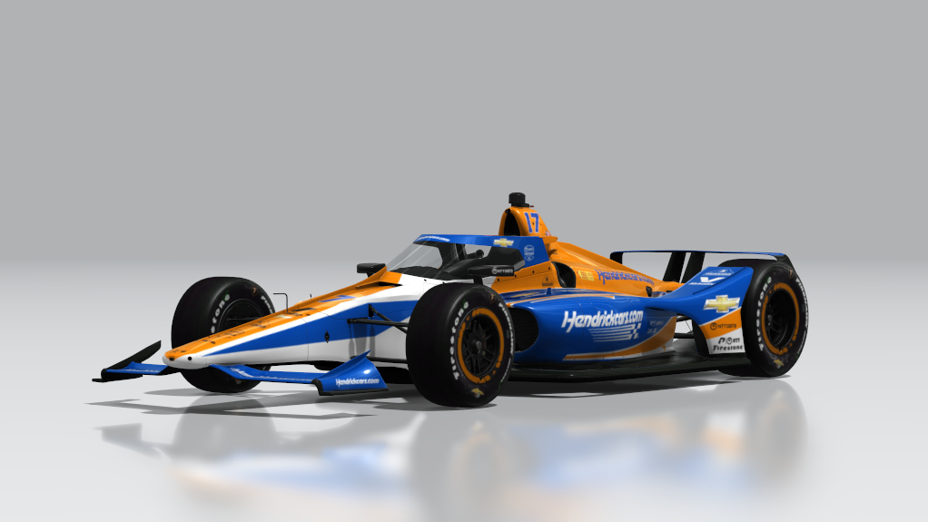 VRC Formula North America 2021 (Oval Kit), skin 2024 17 Kyle Larson - Indianapolis 500