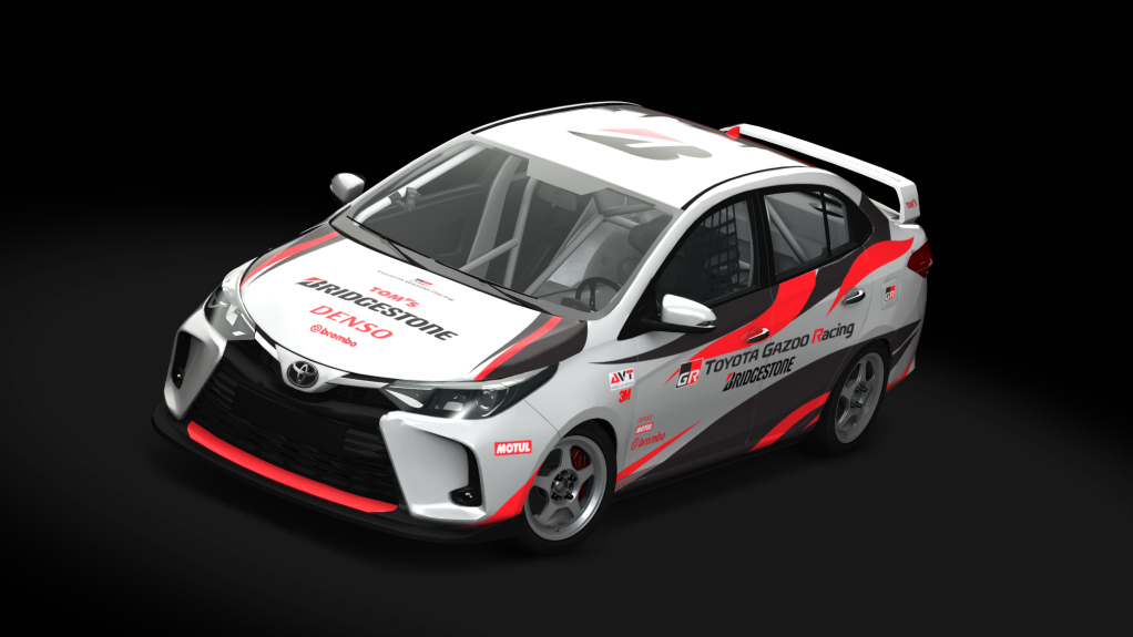Toyota Vios - SRPH VVT-i Cup 2022, skin Gazoo Racing