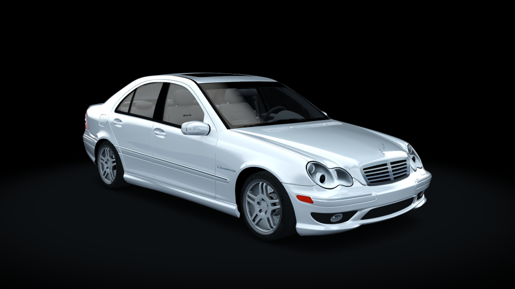 Mercedes-Benz C32 AMG 2004, skin white