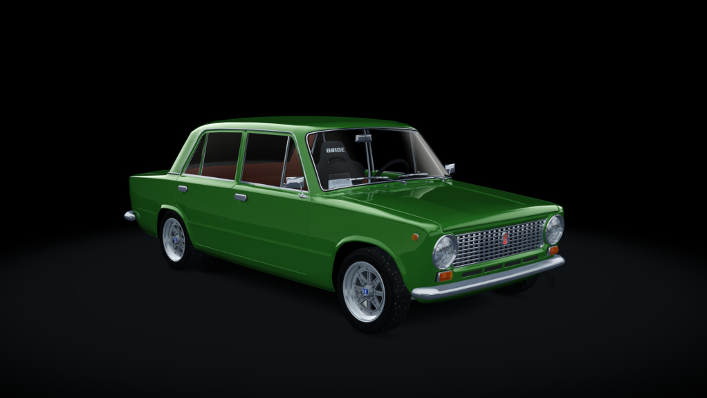 Lada 2101 Winter Drift, skin green