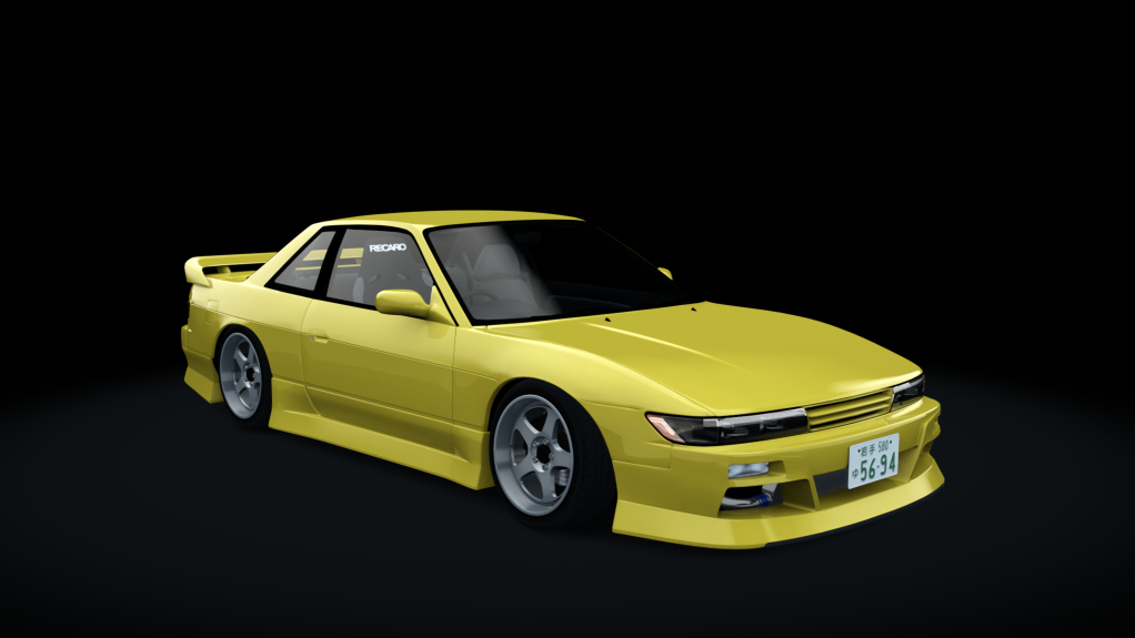 Nissan Silvia S13 WDT Street, skin yellow