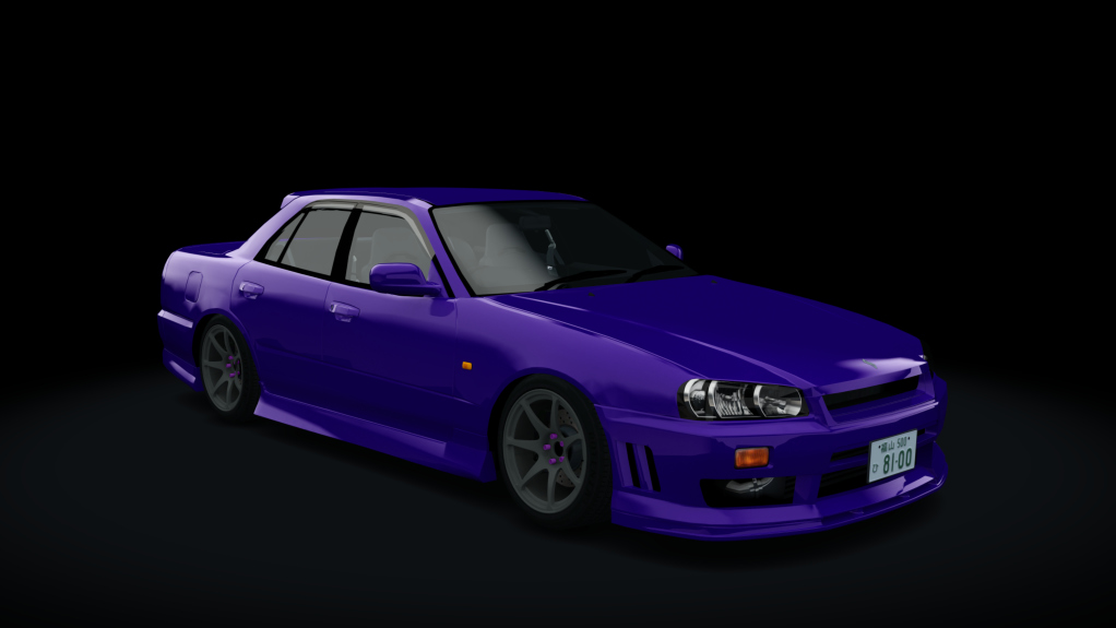 Nissan Skyline HR34, skin 07_midnight_purple_ii