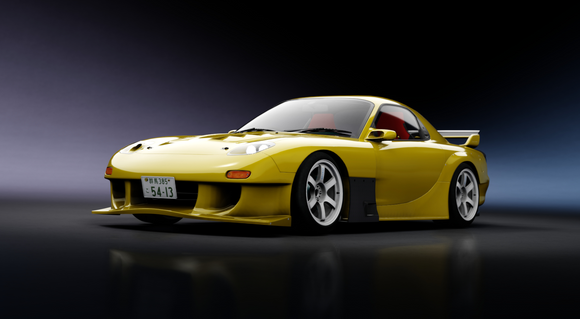 FD RX7 WDT Street Spec, skin 03_competition_yellow
