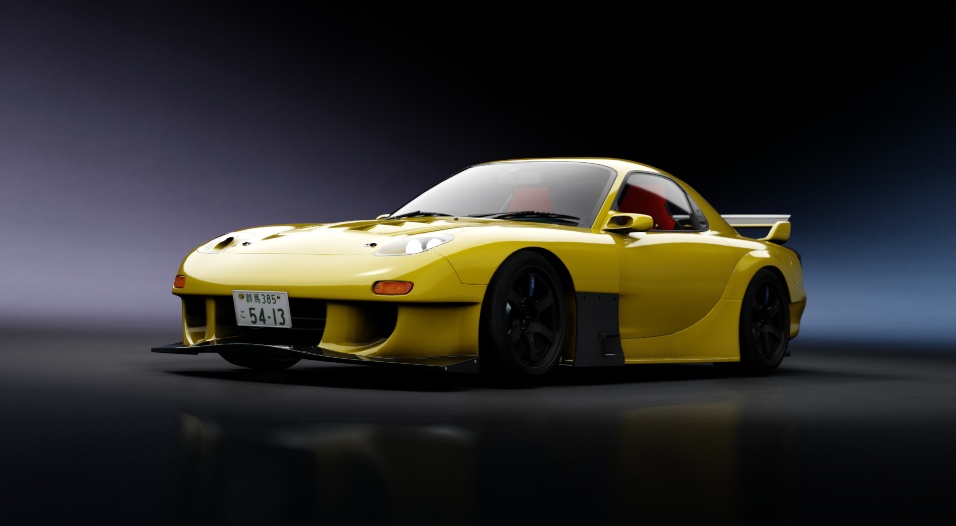 FD RX7 WDT Street Spec, skin 09_competition_yellow_b