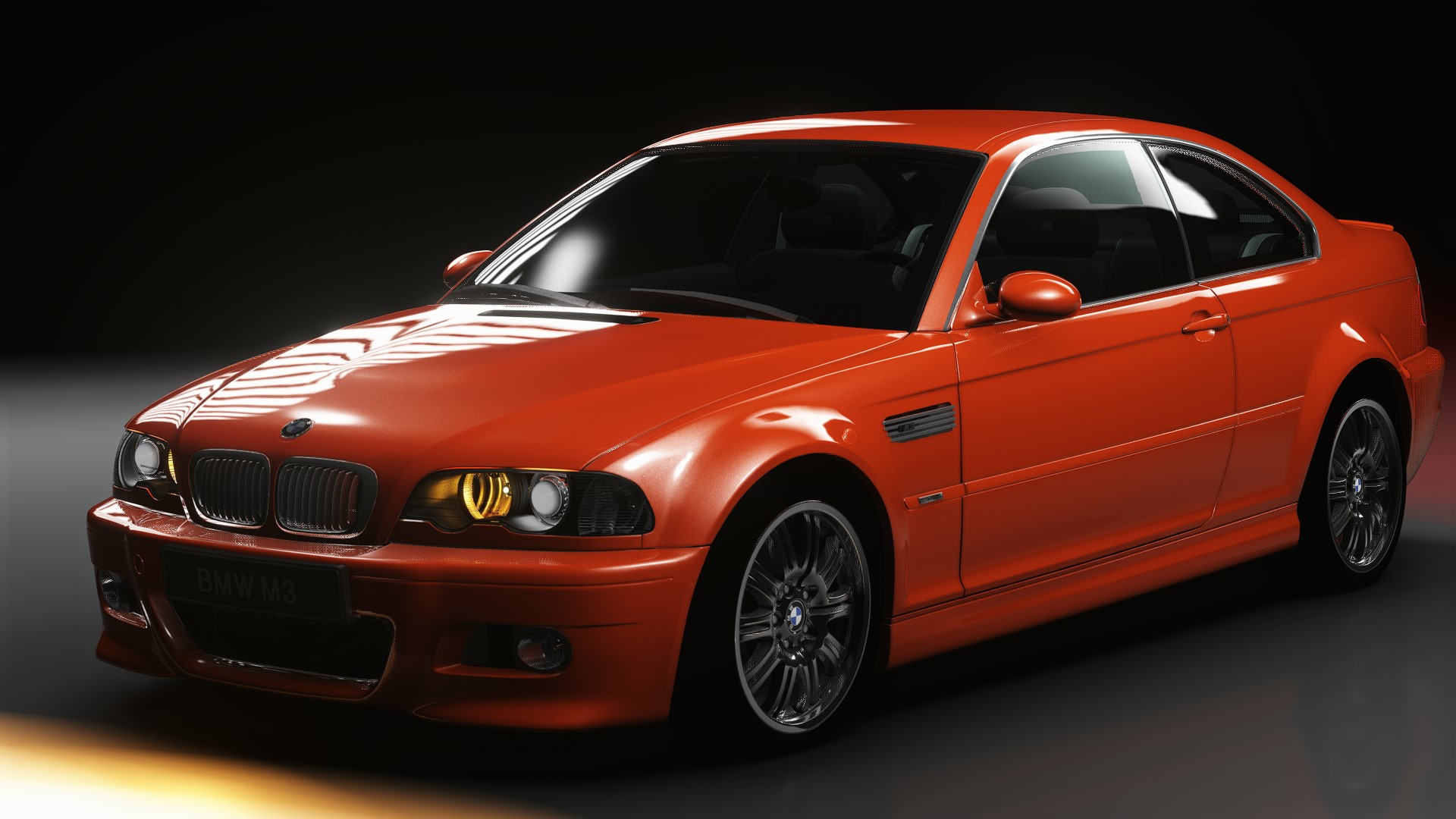 BMW M3 (E46), skin 0_orange