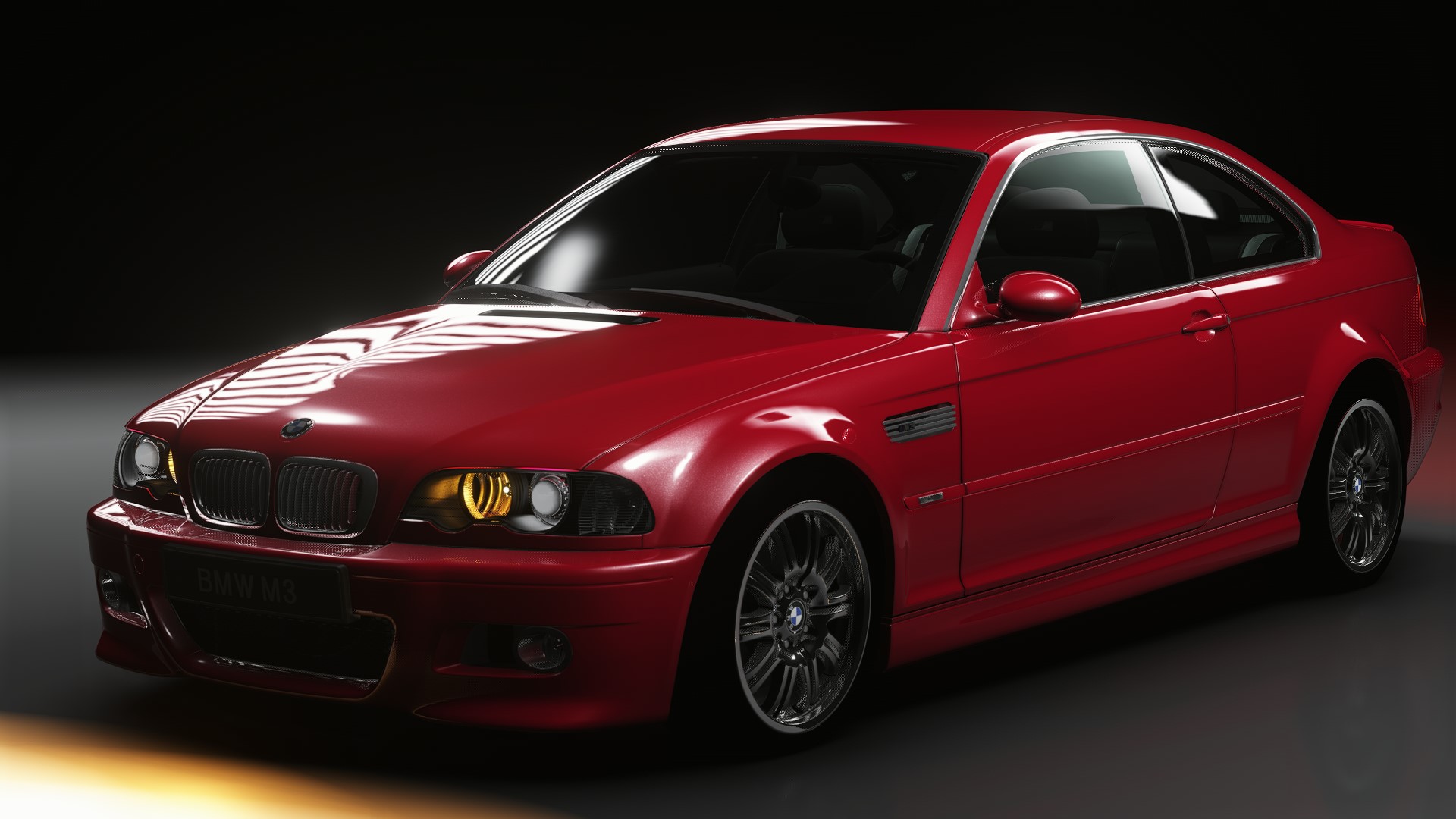 BMW M3 (E46) tweaked, skin red