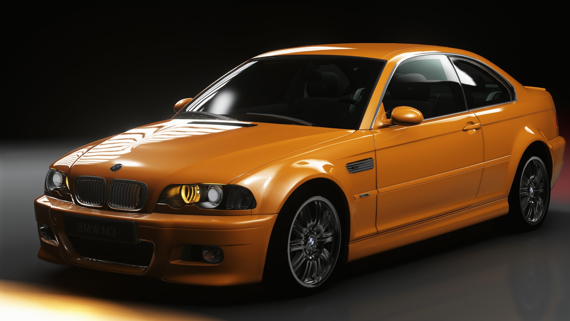 BMW M3 (E46) tweaked, skin valencia_orange