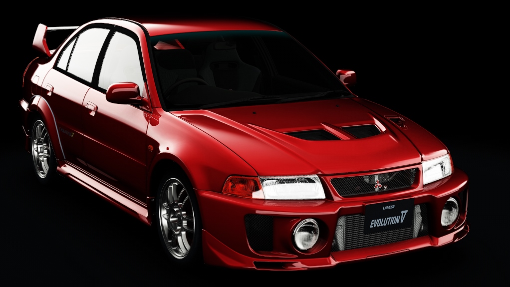 Mitsubishi Lancer Evolution V GSR, skin 01_passion_red
