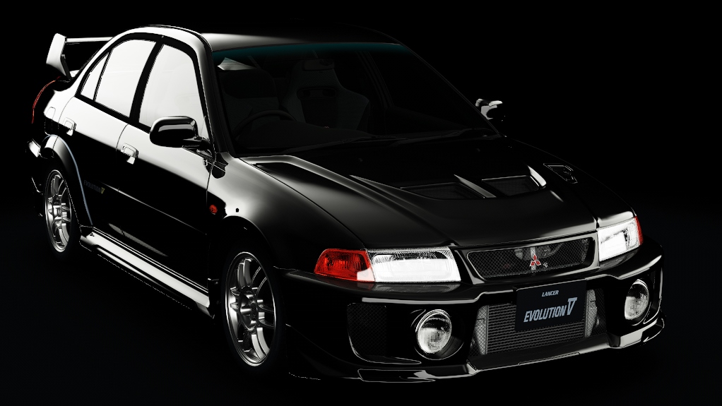 Mitsubishi Lancer Evolution V GSR, skin 04_pyrenees_black