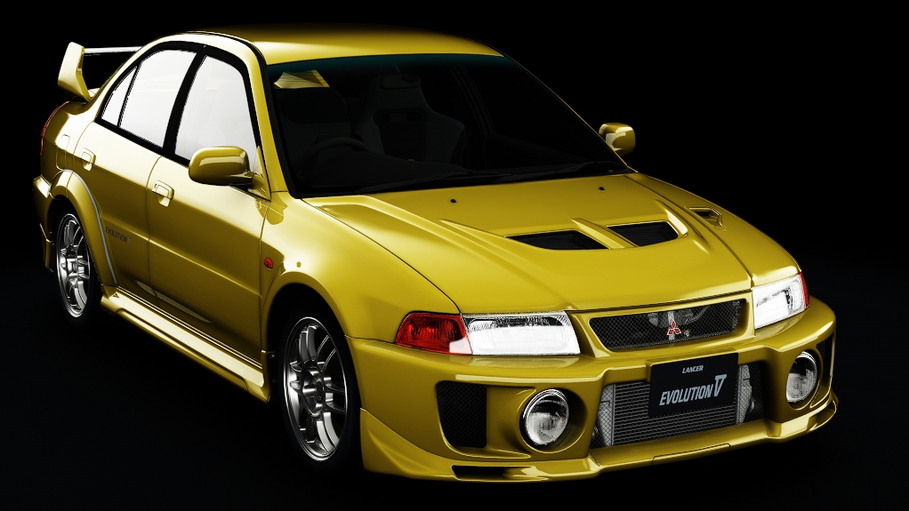 Mitsubishi Lancer Evolution V GSR, skin 06_yellow