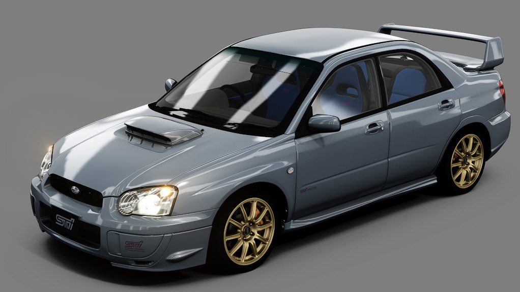 Subaru Impreza Sedan WRX STi (GDB-E), skin Steel_Blue