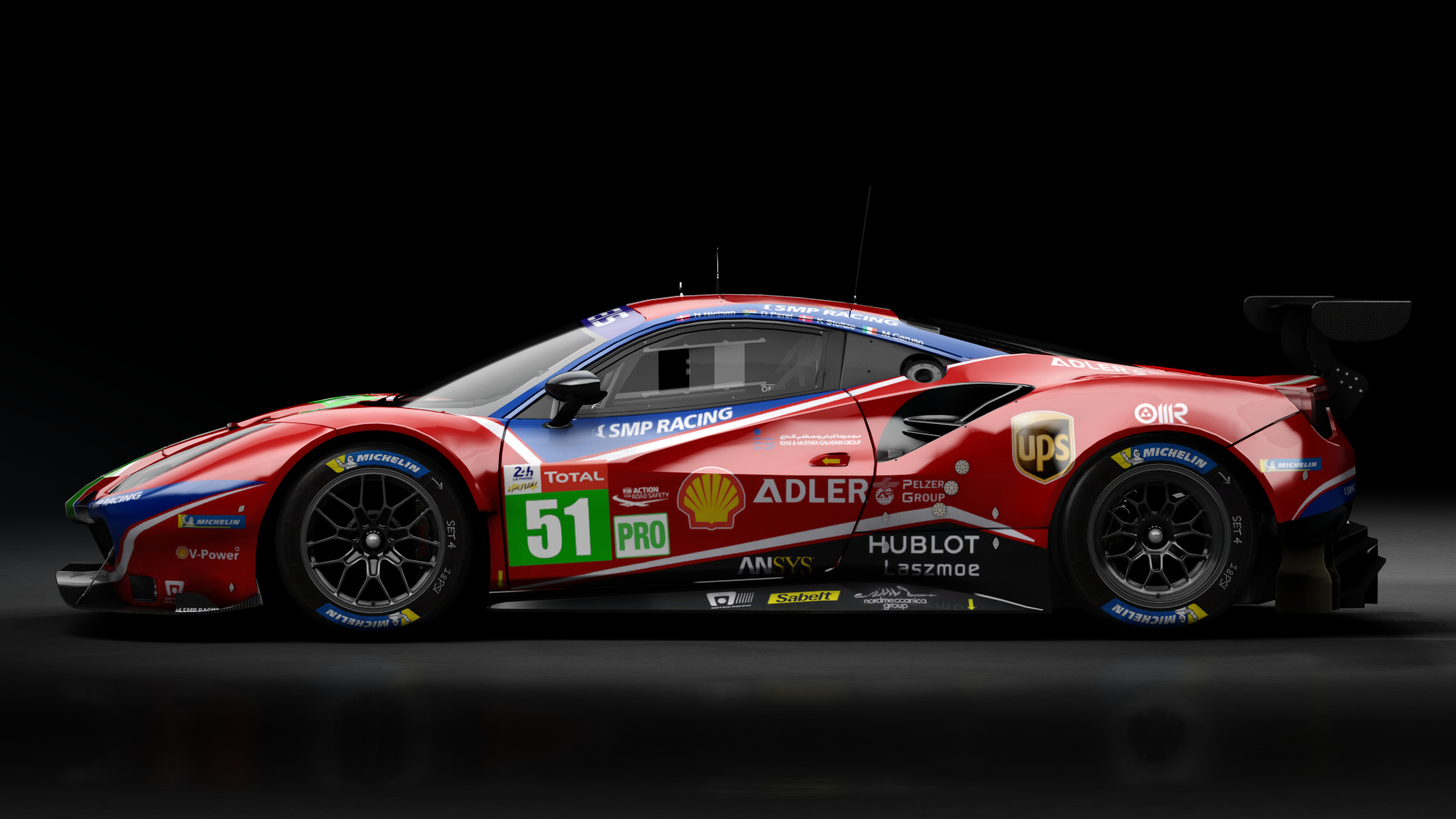 2018 Ferrari 488 GTE Evo Le Mans Spec CRC-Tune, skin 2020 #51 AF Corse LM24 VIRTUAL