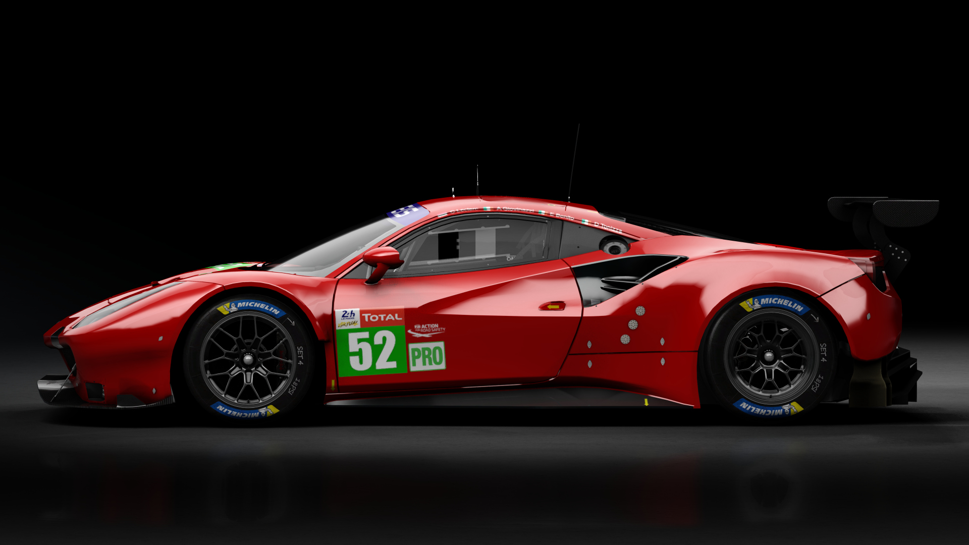 2018 Ferrari 488 GTE Evo Le Mans Spec CRC-Tune, skin 2020 #52 AF Corse LM24 VIRTUAL