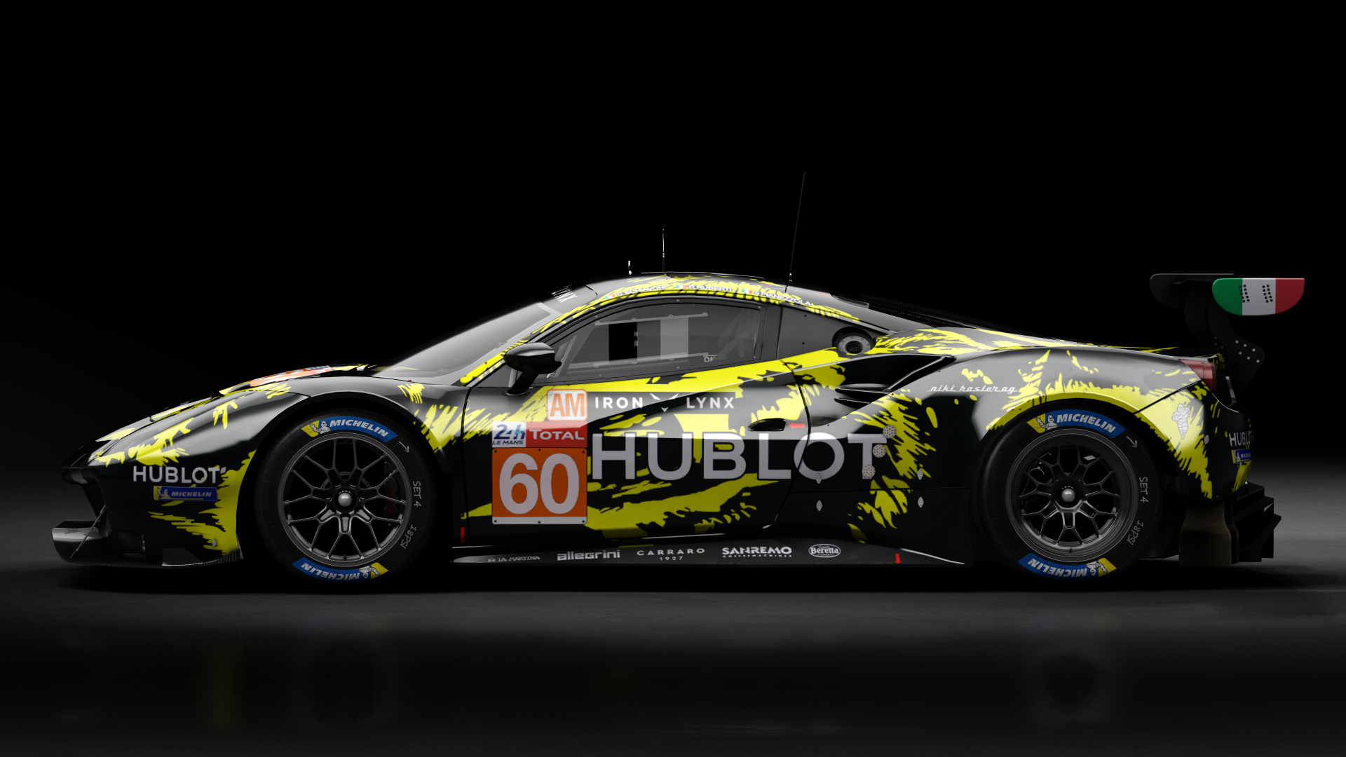 2018 Ferrari 488 GTE Evo Le Mans Spec CRC-Tune, skin 2020 #60 Iron Lynx LM24