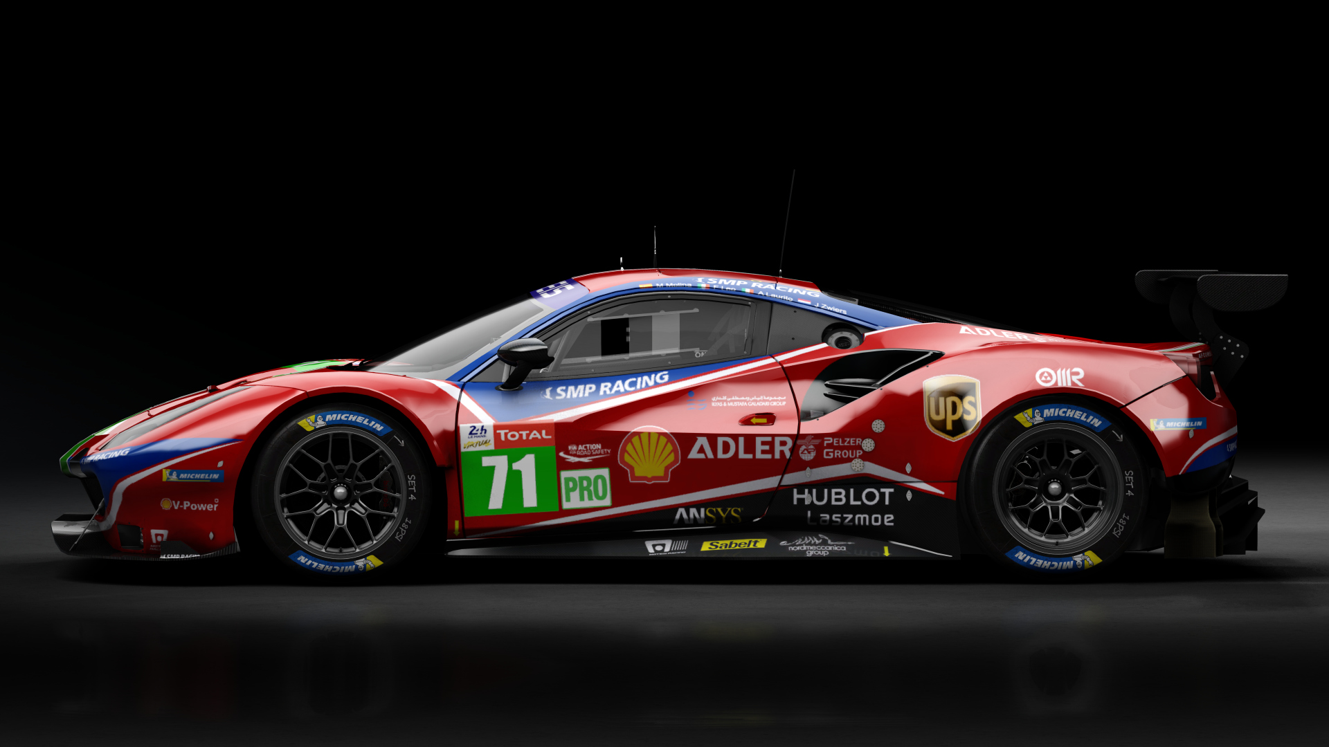 2018 Ferrari 488 GTE Evo Le Mans Spec CRC-Tune, skin 2020 #71 AF Corse LM24 VIRTUAL