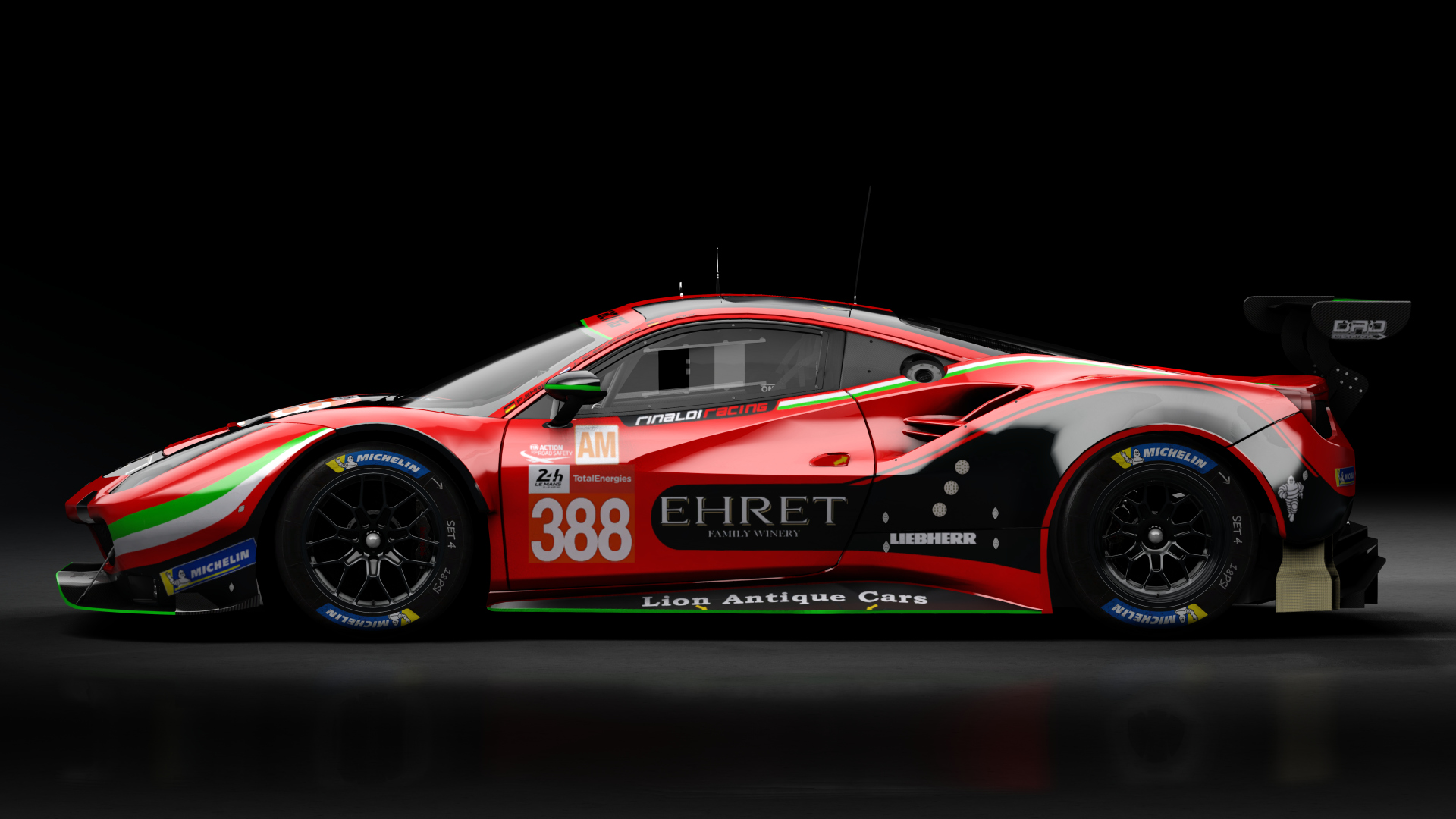 2018 Ferrari 488 GTE Evo Le Mans Spec CRC-Tune, skin 2021 #388 Rinaldi Racing LM24