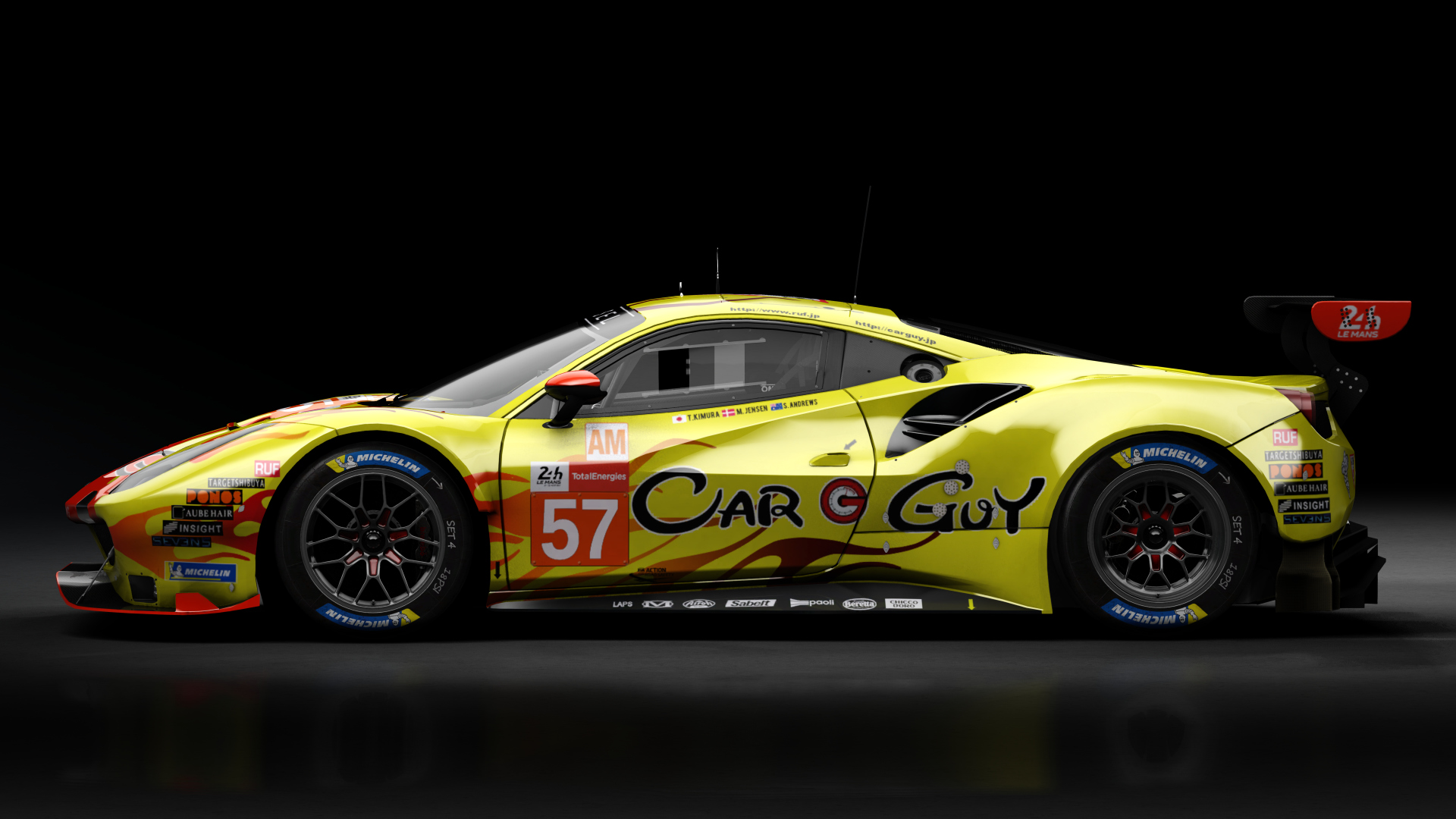 2018 Ferrari 488 GTE Evo Le Mans Spec CRC-Tune, skin 2021 #57 Kessel Racing LM24