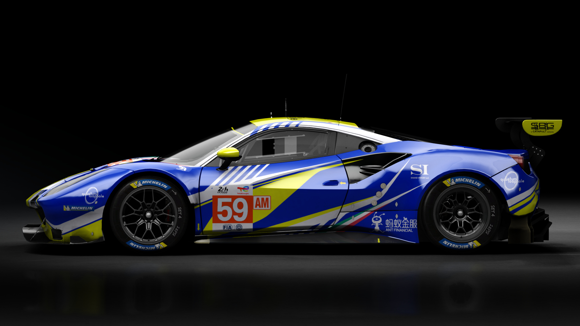 2018 Ferrari 488 GTE Evo Le Mans Spec CRC-Tune, skin 2022 #59 Inception Racing LM24