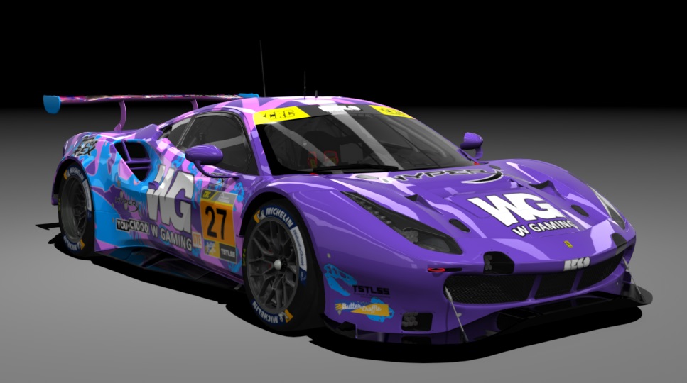 2018 Ferrari 488 GTE Evo Le Mans Spec CRC-Tune, skin 27_WGaming