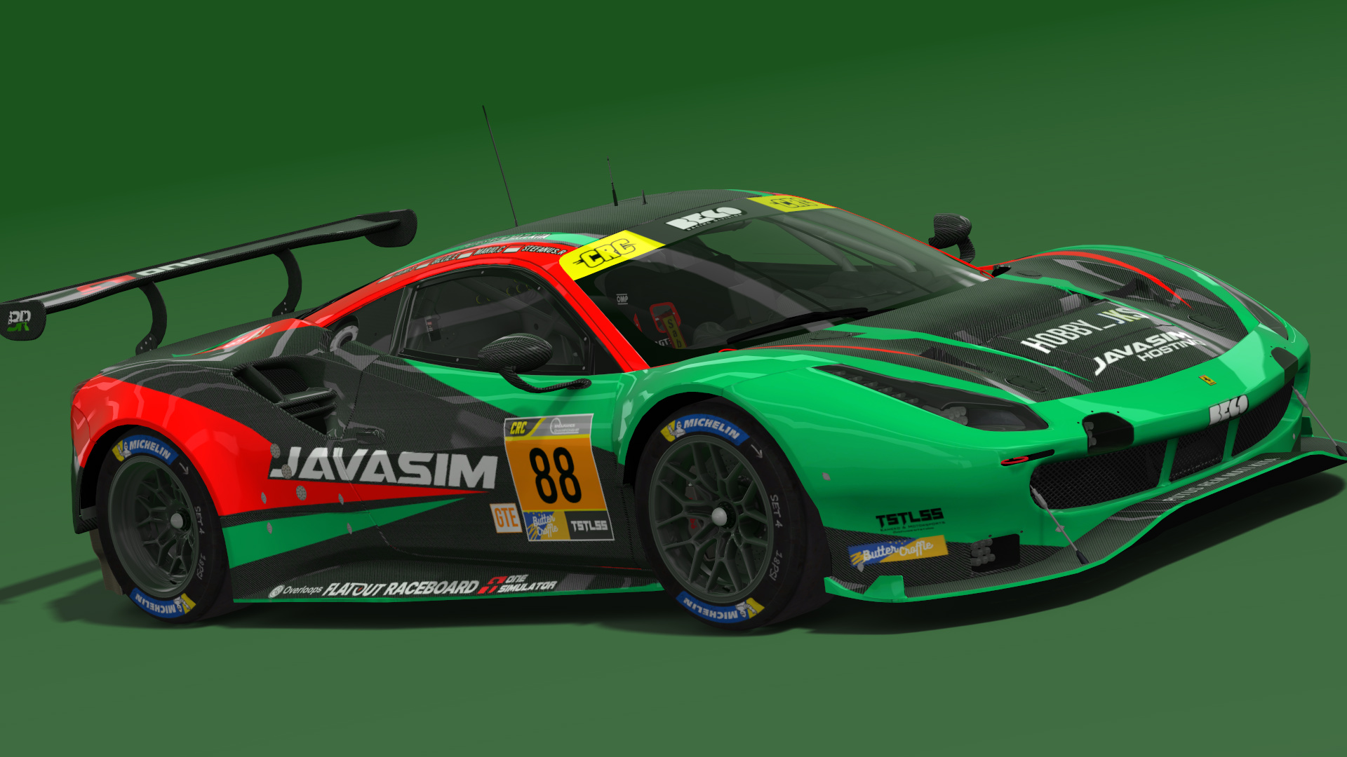 2018 Ferrari 488 GTE Evo Le Mans Spec CRC-Tune, skin 88_javasim