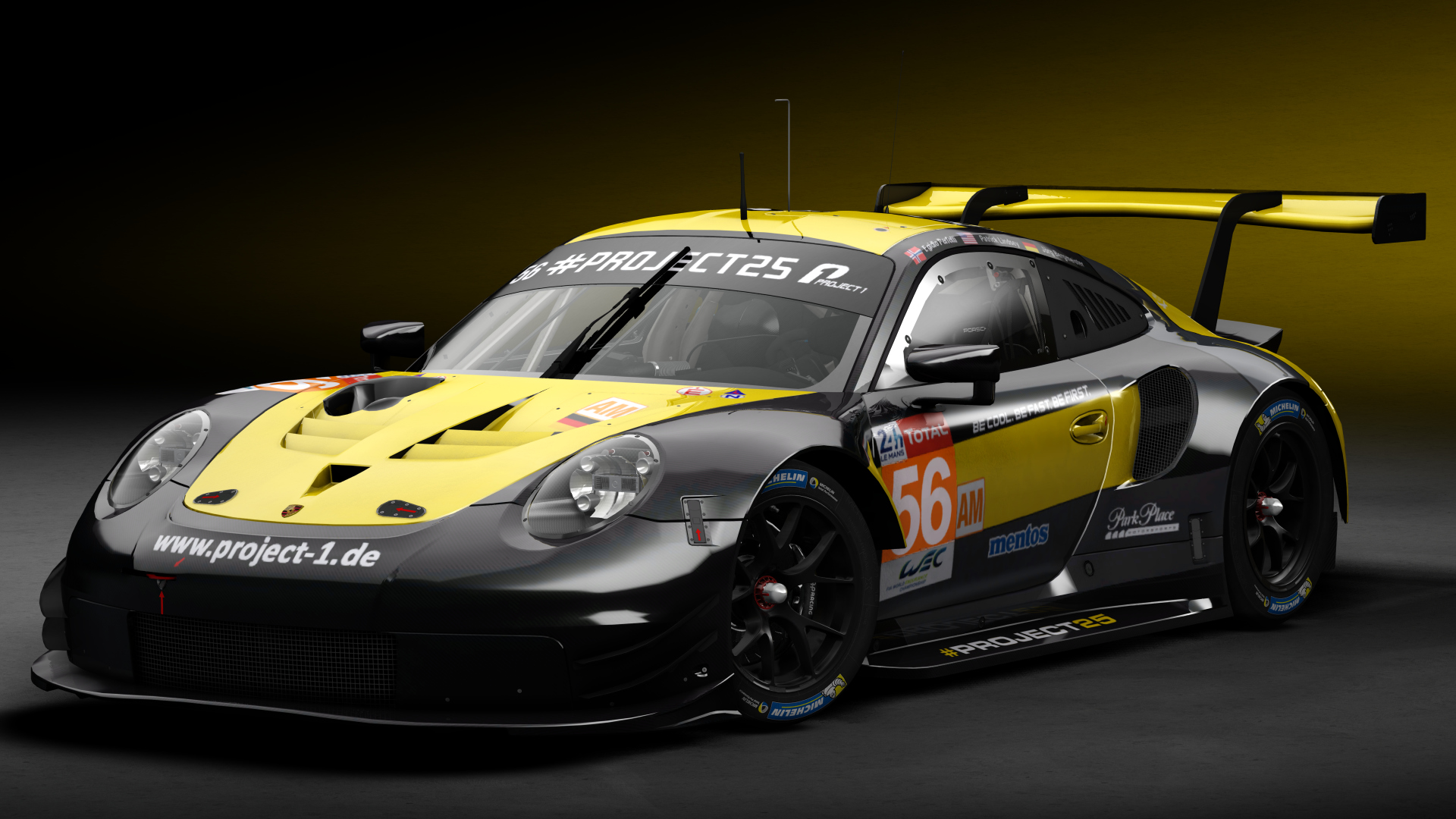 2018 Porsche 911 RSR GTE CRC-Tune, skin 2018 #56 Team Project 1 LM24