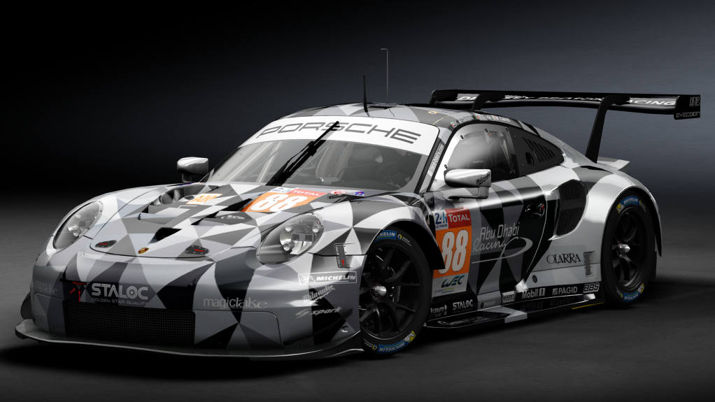 2018 Porsche 911 RSR GTE CRC-Tune, skin 2018 #88 Dempsey-Proton Competition LM24