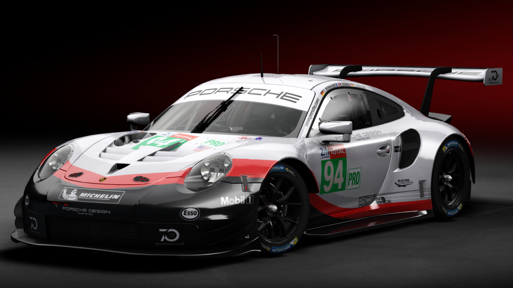 2018 Porsche 911 RSR GTE CRC-Tune, skin 2018 #94 Porsche GT Team LM24