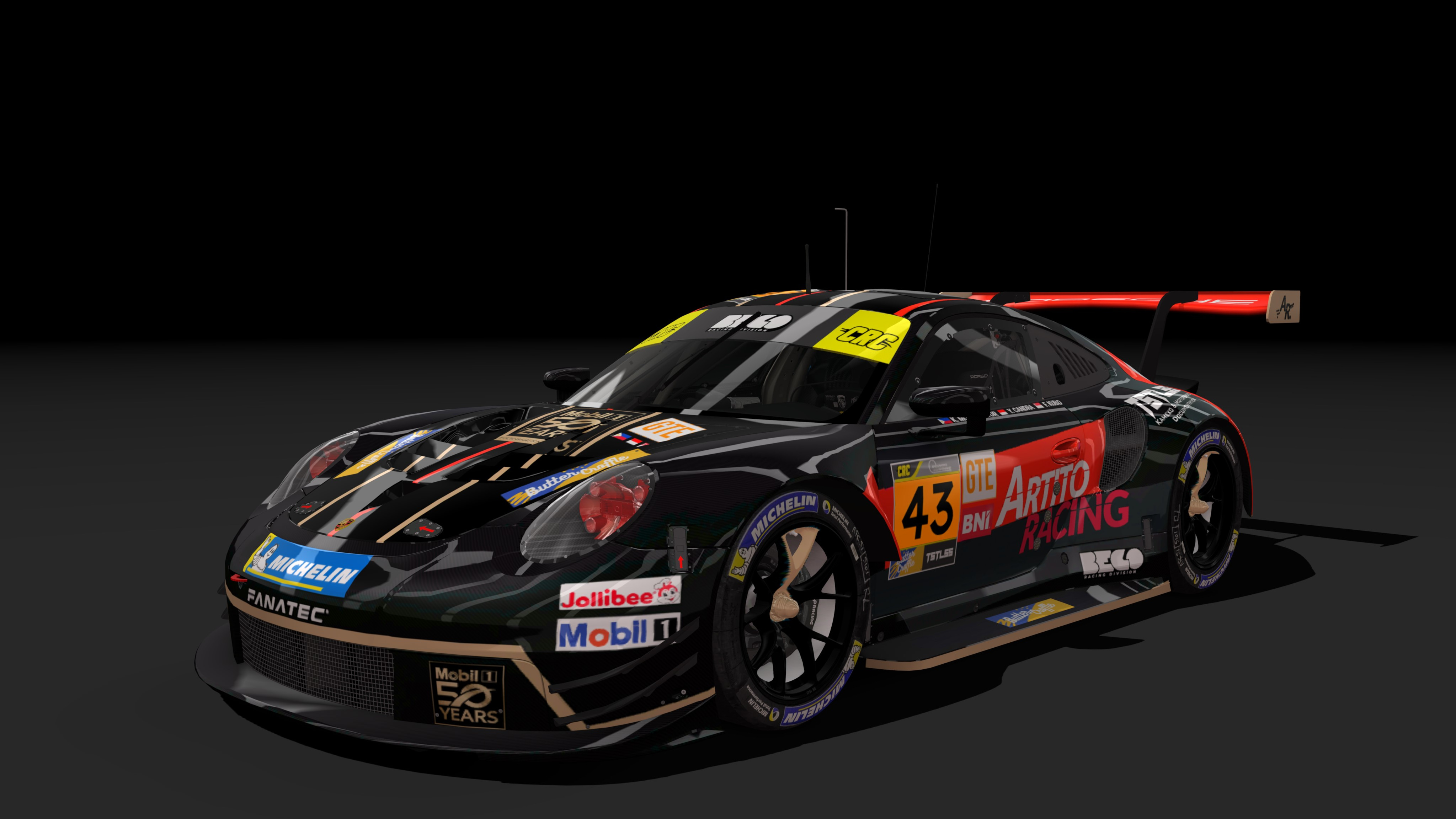 2018 Porsche 911 RSR GTE CRC-Tune, skin Artito racing #43