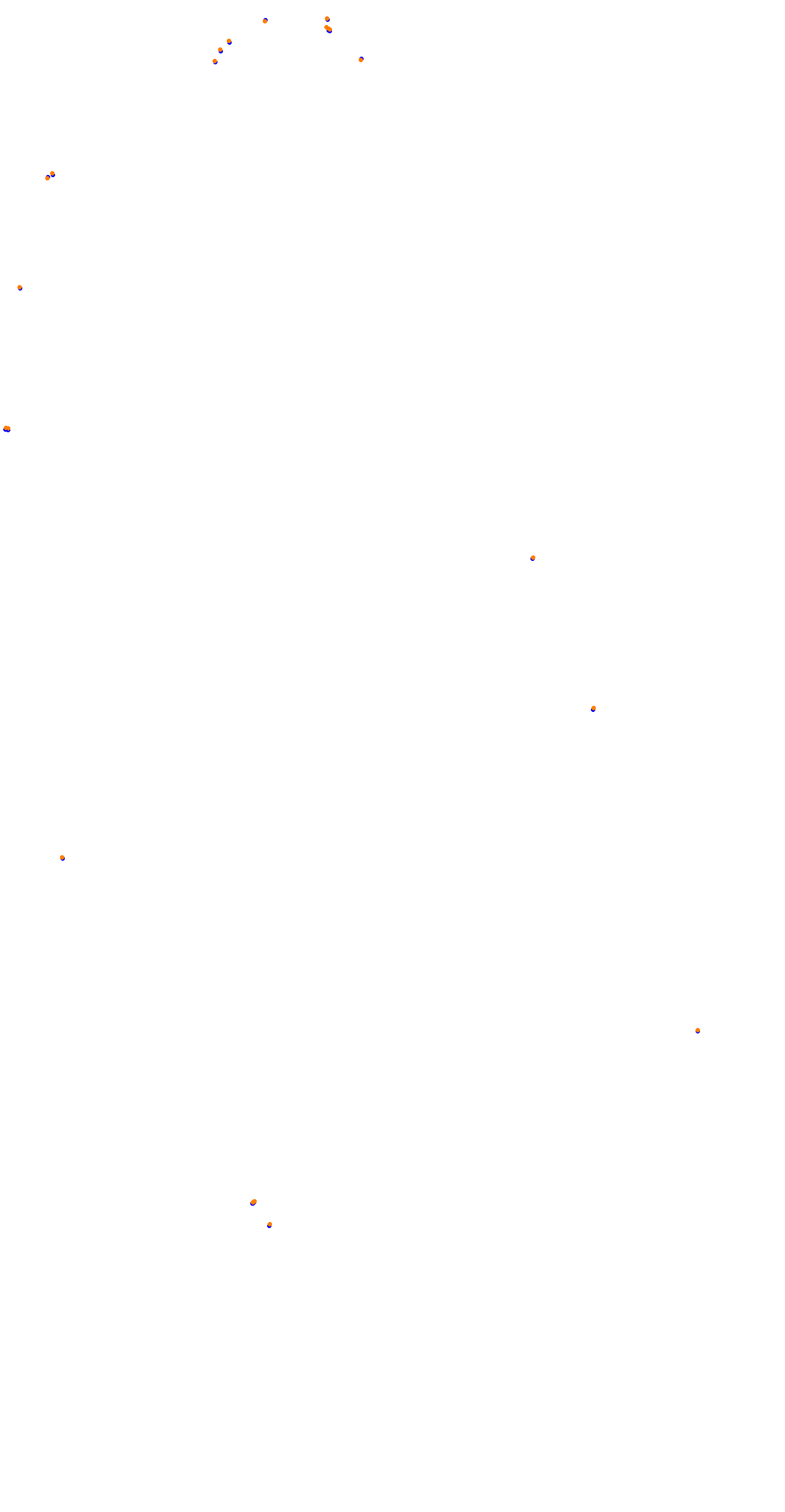 Circuit de la Sarthe (Le Mans) Night collisions