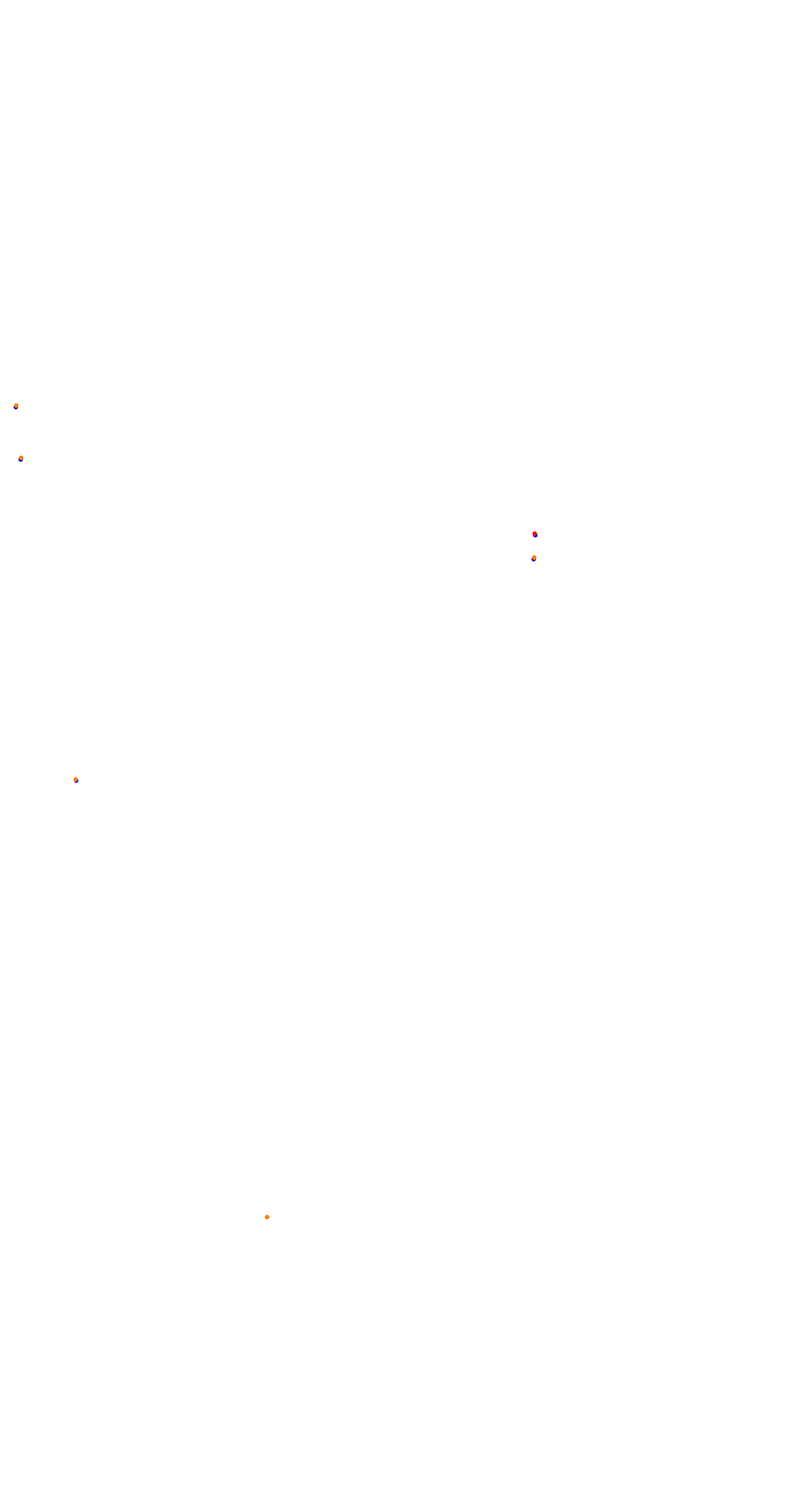 Circuit de la Sarthe (Le Mans) Night collisions