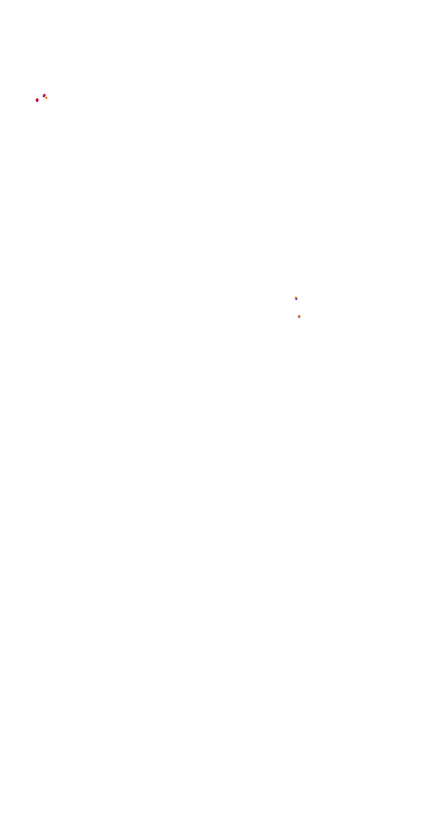 Circuit de la Sarthe (Le Mans) Night collisions