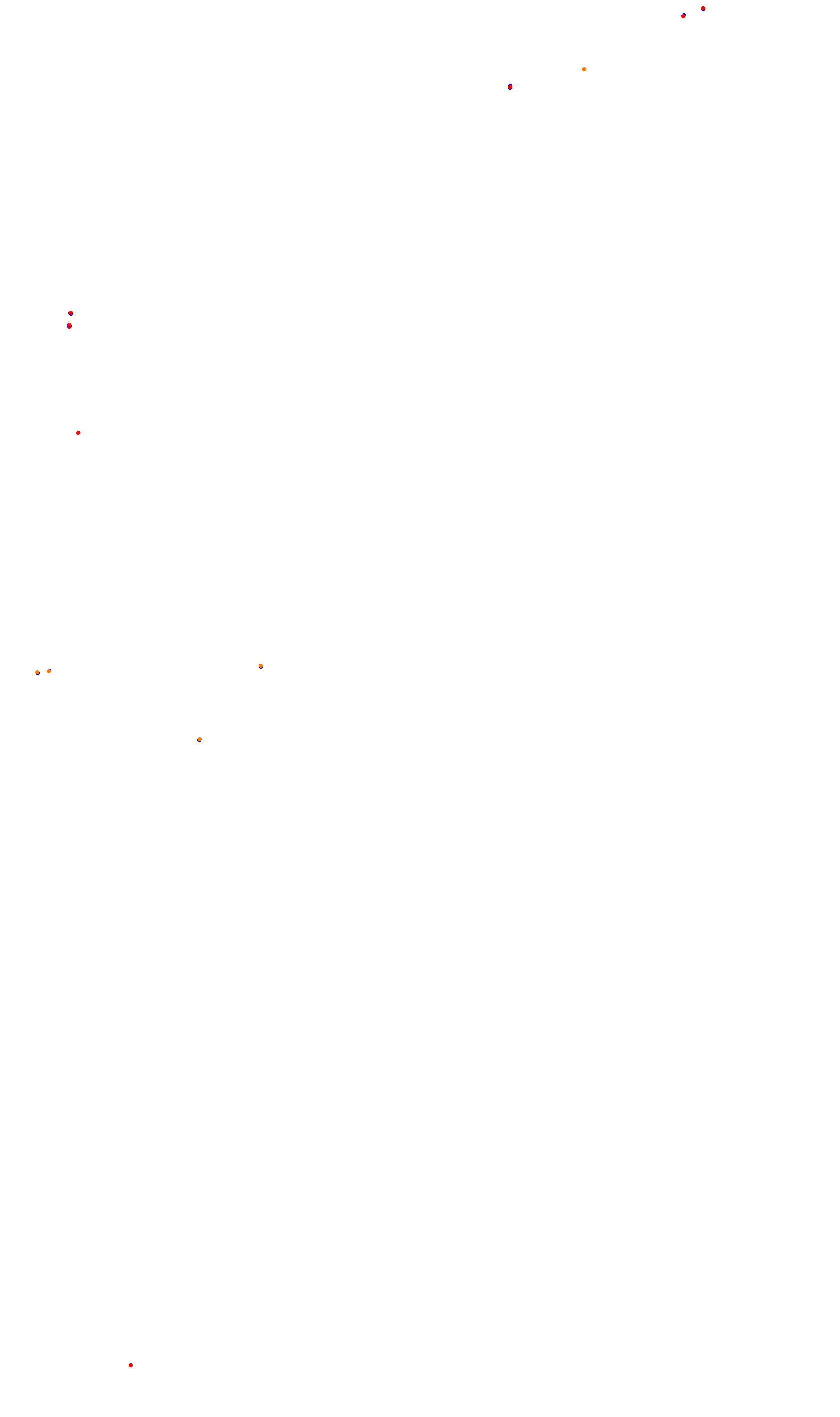 Monza collisions