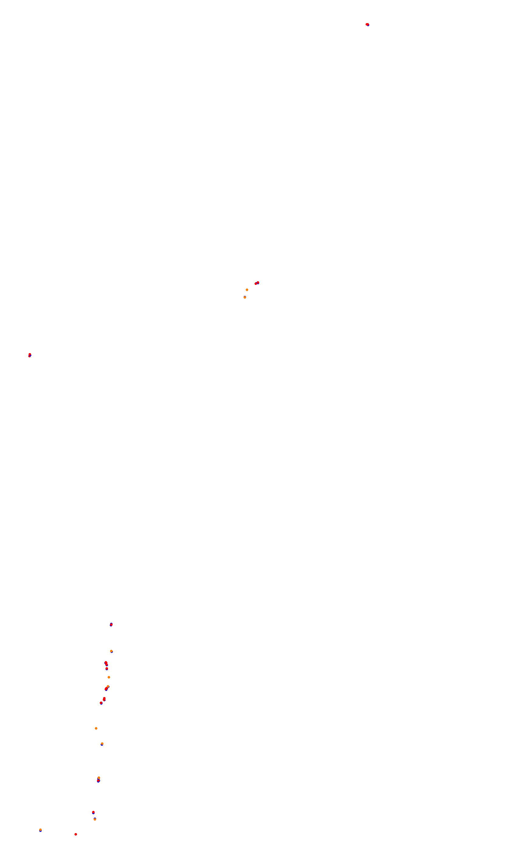 Monza collisions